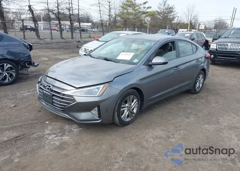 2019 Hyundai Elantra Sel из США, поврежденный, VIN 5NPD84LF7KH417770